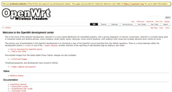 Desktop Screenshot of dev.openwrt.org