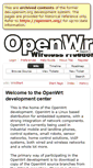 Mobile Screenshot of dev.openwrt.org